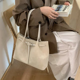 Daiiibabyyy  Retro Underarm Bag for Women, New Trendy Fashion, Casual Commuter Tote Bag, Large Capacity Shoulder Bag