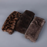 Daiiibabyyy  New Plush Headband Winter Warm Faux Fur Hairband Soft Elastic Hair Bands girls Fluffy Fur Coldproof Ear Warmer Warm Headbands