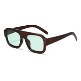 Daiiibabyyy  Fashion Oversized Women Sunglasses Brand Designer Plastic Female Big Frame Gradient Sun Glasses UV400 gafas de sol mujer