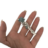 DAIIIBABYYY  -  Ocean element drop glaze hair clip shell silver metal side clip fashionable sweet cool niche design hair clip Headwear