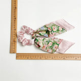 Daiiibabyyy  Double Layered Butterfly Hairband Fresh And Light Floral Fabric Big Hairband High Ponytail Hair Accessories For Girls Women