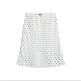 DAIIIBABYYY  -  Summer New Polka Dot Butterfly Knot Color Block A- Line Midi Skirt Fish Tail Short Skirt Women's Hot Girl Half-length Skirt