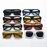 Daiiibabyyy  Fashion Oversized Women Sunglasses Brand Designer Plastic Female Big Frame Gradient Sun Glasses UV400 gafas de sol mujer