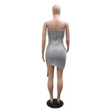 DAIIIBABYYY  -  Sexy Dresses for Woman 2025 New off the Shoulder Sequined Mini Length Elegant Ladies Evening Night Club Vestidos Mujer Dress New