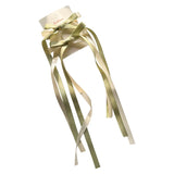 Daiiibabyyy New 2pcs Korean Ribbon Bow Headband Long Tassel Hair Clip Women's Sweet Hair Clips Girls Wedding Party Hair Accessories