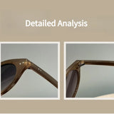 Daiiibabyyy  Small Frame Finished Reading Glasses 0+0.5+1.0+1.5+2.0+2.5+3.0 +3.5 +4.0 Elliptical  Full Frame Anti Blue Light Eyeglass Lenses