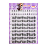 Daiiibabyyy  10rows Glue-free Curly Natural False Eyelashes Large Capacity Densely Upper And Lower Lash Extension Suitable For All Eye Types