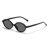 DAIIIBABYYY  -  Sexy Small Oval Leopard Sunglasses Women Lovely Ins No Makeup Plain Glasses Frame Men Eyewear Cute Decorative Computer Glasses