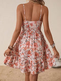 DAIIIBABYYY  -  Fashion Beach Style Printing Suspenders Dress Summer New Women's Seeveless Sling Dress Sexy Midi Dress