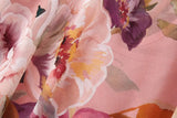 Daiiibabyyy  Ruffles V neck Floral Print Chiffon Full Sleeve Dress Woman Ball Tassel Lacing up Bow Waist Mini Summer Dresses Femme Robe