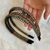 Daiiibabyyy  1PC  Leopard Print Hair Headbands With Teeth, Stylish Hair Accessories For Women, Non - Slip Hairbands For Daily And Party Wear