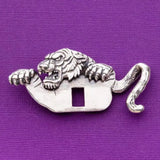 Daiiibabyyy  Exquisite Creative Crocodile Tiger Octopus Animal Brooches for Men Women Tradition Retro Gentleman Suit Coat Neckline Jewelry
