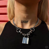 DAIIIBABYYY  -  Retro Punk Fashion Exaggerated Thick Chain Necklace Simple New Couple Multi-Layer Lock Necklace Unisex Jewelry Accessories
