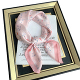 DAIIIBABYYY  -  New Silk Square Scarf Women Luxury Floral Print Kerchief Soft Satin Hairband Hands Bag Ribbon Foulard Hijab Neckerchief Headband