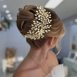 Daiiibabyyy  Champagne Bridal Headbands Head Jewelry Blue Crystal Wedding Hair Accessories Birthday Tiara Red Party Hairpiece for Woman