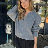 DAIIIBABYYY  -  2024 Vintage Women Solid Cardigan Sweater Jacket  Long Sleeve Round Neck Sweater Coat Female Casual Zipper Sweater Coats