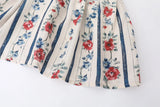 DAIIIBABYYY  -  Women's French Retro Niche Floral Print Vests 2024 Summer V-neck Sleevless  Backless Age-reducing Slim Tank Tops Female Clothing