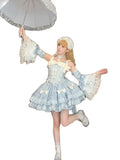 DAIIIBABYYY  -  Japan Sweet Lolita Princess Dress Women Lace Ruffles Party Dresses Girls Harajuku Cute Y2k Mini Dress