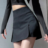 DAIIIBABYYY  -  Black Fashion Ladies Elegant A-line Skirt Summer Slim High Waist Straight Mini Dress New Young Style Women's Clothing