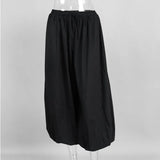 Daiiibabyyy  Lazy Wide-Leg Loose Lantern Pants Women's Spring Autumn Street Style Fashionable Comfortable Dopamine Color System Casual Pants