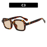 Daiiibabyyy  Fashion Small Round Sunglasses Women Retro Clear Ocean Lens Shades Eyewear Men Rivets Punk Sun Glasses UV400 Eyeglasses