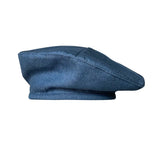 Daiiibabyyy  Women's Wool Blend Beret Hat Leopard Print Chic Elegance Painter Cap with UFO Design (Versatile Casual)