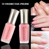 Daiiibabyyy 10ml Acrylic Nail Gel Polish Candy Color Translucent Jelly Pink Nail Art Polish Quick-drying DIY Soak Off Manicure Varnish