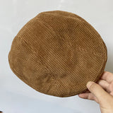 Daiiibabyyy  New Womens Mens Cotton Ivy Cap Women Beret Cabbie Driver Hat Newsboy Hat  Autumn Winter Flat Hats Gray Vintage Gatsby Beret 08