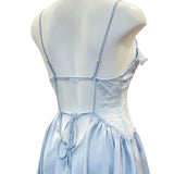 Daiiibabyyy  French Sexy Lingerie Ice Silk Nightgown Women's Pure Pajamas Mesh Lace with Chest Pad Suspender Nightdress Loungewear