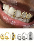 Daiiibabyyy  1Set Of Punk Hollowed-Out DIY Jewelry Denture Decorations, Men's And Women's Party Gifts, Wearable