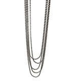 Daiiibabyyy  High-end and versatile silver multi-layer geometric niche clavicle chain