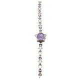 Daiiibabyyy  New Y2K Pocket Watch Charm Bracelets Zinc Alloy Adjustable Chain Clock Pendant Star Shape Charm Bag Decoration Women