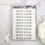 Daiiibabyyy  DIY Fashion Lash Extensions Glue-free Korean Style Girl Group lash Segemented Natural Long False Eyelash Self Sticking Eyelashes