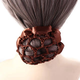 Daiiibabyyy  Hair Accessories Sweet For Girls Nurse For Women Dance Hair Net Hairgrips Cover Net Ponytail Holder Korean Bun Snood