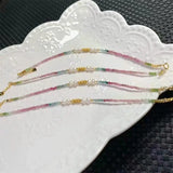 DAIIIBABYYY  -  Natural Tourmaline Pearl Bracelet Reiki Healing Fengshui Stone Fashion Jewelry For Women Holiday Gift 1PCS