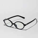 Daiiibabyyy  New Sunglasses for Men Oval Retro Sun Glasses Women and Transparent Glasses Frame