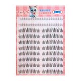 Daiiibabyyy  10rows Glue-free Curly Natural False Eyelashes Large Capacity Densely Upper And Lower Lash Extension Suitable For All Eye Types