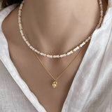 DAIIIBABYYY  -  High-grade bamboo necklace light luxury retro simple clavicle chain