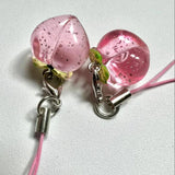 DAIIIBABYYY  -  Peach jelly phone charm cute aesthetic y2k handmade