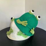 Daiiibabyyy  Cute Cartoon Panama Bucket Hats Fisherman Hat Summer Sun Hats For Women  Spring Summer Fishing Cap