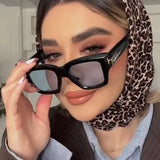DAIIIBABYYY  -  Fashion Square Sunglasses Women Brand T-Shaped Large Frame Sun Glasses Trendy Hip Hop Eyewear Shadow for Female Eyeglasses UV400