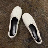 Daiiibabyyy  New Retro Women's Shoes Exquisite Soft Leather Casual Shoes for Woman Fashion Ballet Flats Shoe Designer Shoes Zapatos De Mujer