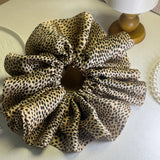 DAIIIBABYYY  -  Folded leopard print hair band hair rope high elasticity and durability headrope women's new high-end temperament headgear