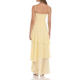 Daiiibabyyy  Casual Ladies Off Shoulder Solid Color Long Dress New 2025 Summer Suspender Party Dress Fashion Chest Wrap High Waist Cake Dress