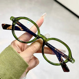DAIIIBABYYY  -  Classic Small Frame Oval Optical Glasses Women Men Trend Luxury Brand Designer Computer Anti-Blue Light Eyeglasses Female Lentes