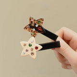 Daiiibabyyy  New Star Diamond Hairpin Rhinestone Hair clips Korean Version HairAccessories hairclips setPinza Pelo
