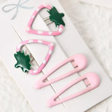 DAIIIBABYYY  -  Hot Sweetly Strawberry Fruit BB Hair Claw Side Clips for Women Girls Kids Child Hairpin Gift Hair Accessories Headwear Ornament
