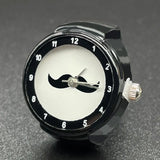 DAIIIBABYYY  -  Kids Cute Cartoon Number Watch Finger Rings Mini Clock Watches Elastic Strap Ring Women Men Funny anillos Jewelry Gift