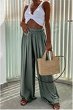DAIIIBABYYY  -  Pocket Casual Wide Leg Explosive Loose Casual Fashionable Pants for Women