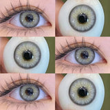1pair Gray Color Contact Lenses Softlens for Eyes Lenses Cosmetic Eyecontacts fast shipping Yearly Use